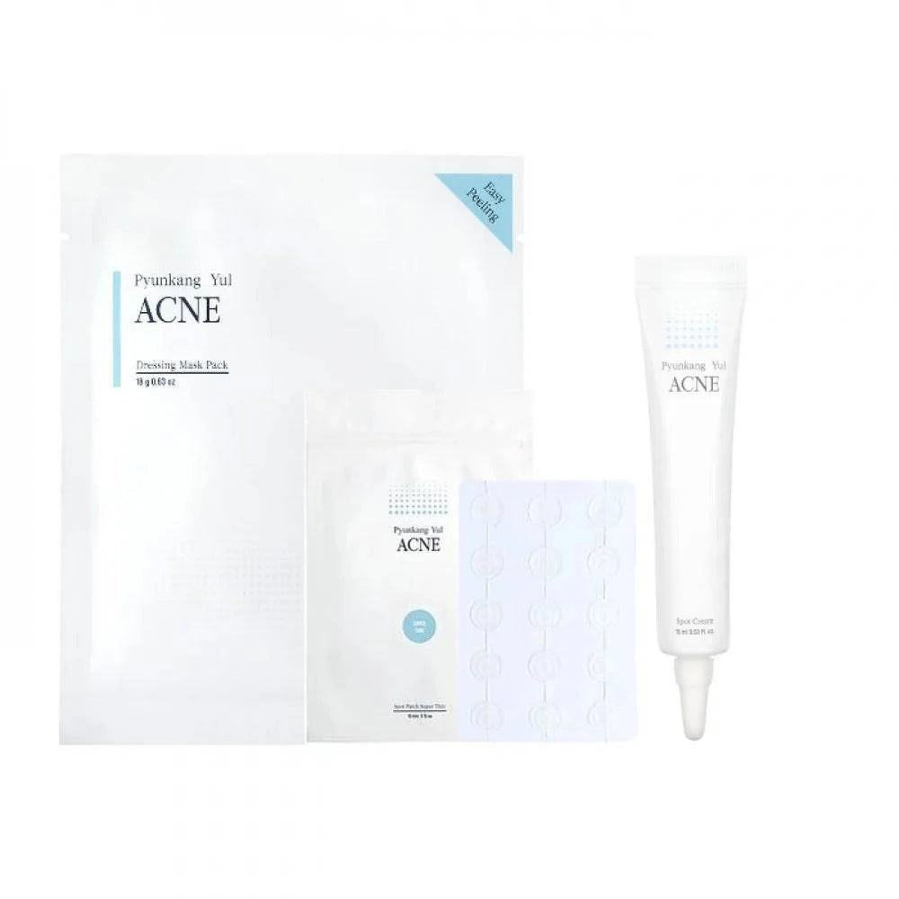 Pyunkang Yul ACNE Spot Rinkinys su produktais spuogams gydyti